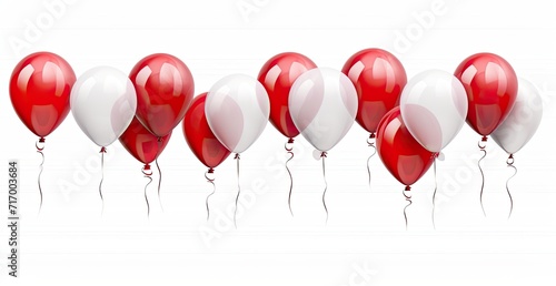 red balloon on a white background