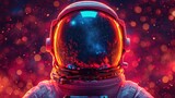 Astronaut Outer Space Science Fiction Art, Background Banner HD