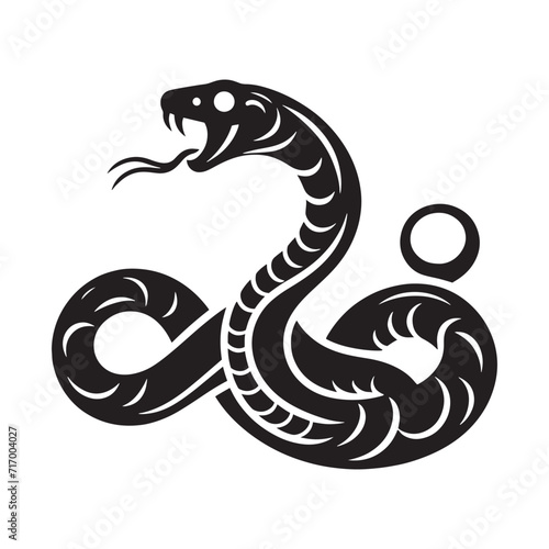Viper's Vignettes: A Collection of Snake Silhouettes Depicting Vignettes of the Mysterious Lives of These Regal Reptiles - Snake Illustration - Snake Vector




