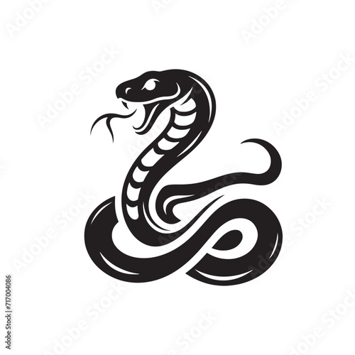 Wallpaper Mural Hypnotic Patterns: Snake Silhouette Set Unraveling the Mesmerizing Geometric Designs Etched in the Shadows - Reptile Illustration - Viper Vector
 Torontodigital.ca