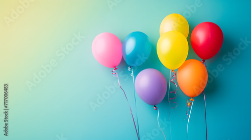 Group of Balloons Floating in the Air
