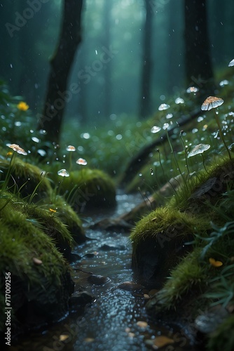 stream in the forest