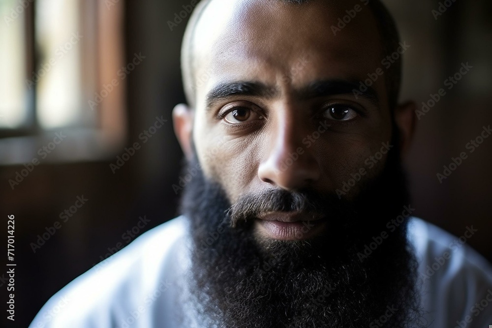 Intimate Portrait of a Bearded Man Intimate Portrait of a Bearded Man