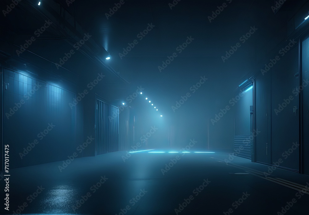 A dark empty street dark blue background an emp A dark empty street dark blue background an emp
