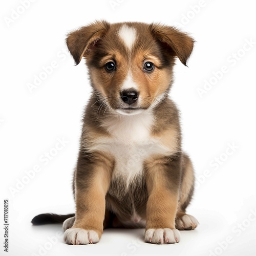 puppy, on a white background © Wajed