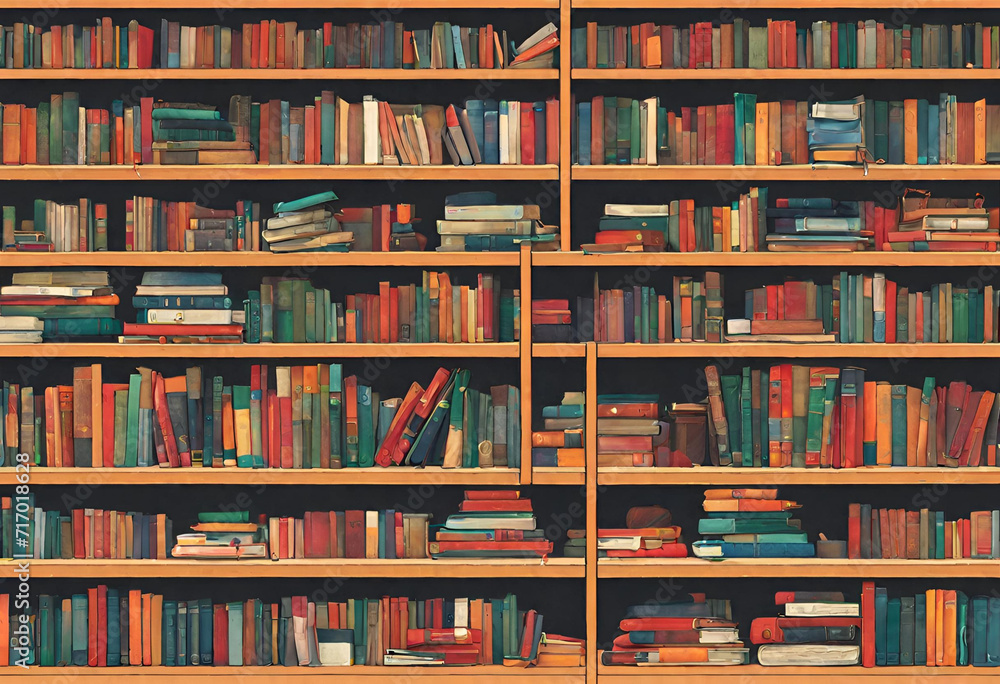 Elevating Minds: A Shelf of Intellectual Knowledge in a Vibrant and Dynamic State