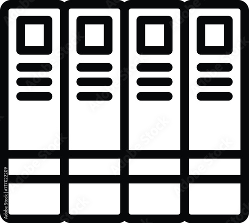 Book story icon outline vector. Stack learning read. Shop educational