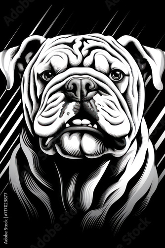 Portrait of beautiful English Bulldog 17