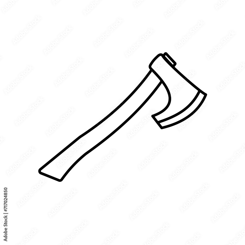 ax - isolated vector illustration ax - isolated vector illustration
