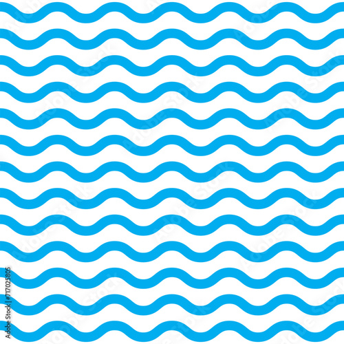 set of wavy zigzag lines