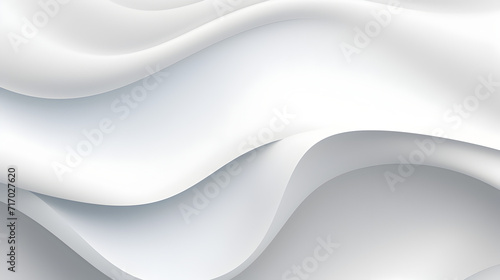 A white background with a white background and the word'paper'on it,, Elegant tracery smooth curve 3d illustration. Dynamic wallpaper in gray color. Abstract twisted wave background Pro Photo 