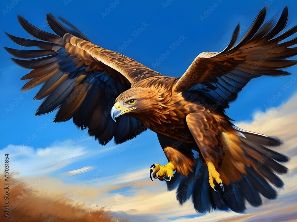 Obraz premium eagle in flight