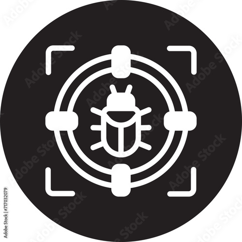 malware glyph icon