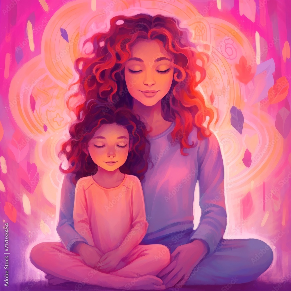 Meditation Parent and Child Meditation Parent and Child