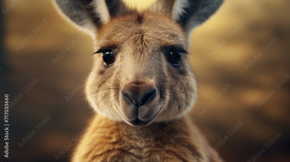 Amazing inochent a kangaroo face beautiful image Ai generated art Amazing inochent a kangaroo face beautiful image Ai generated art