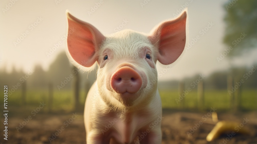 Amazing inochent a pig face beautiful image Ai generated art Amazing inochent a pig face beautiful image Ai generated art