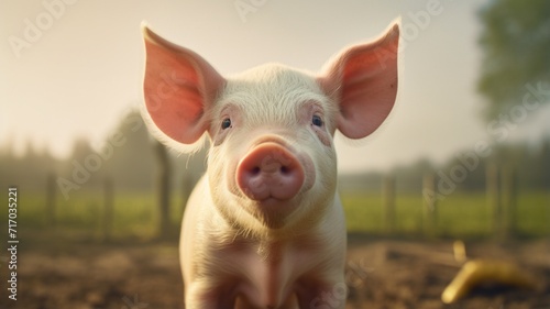 Amazing inochent a pig face beautiful image Ai generated art © ParthoArt