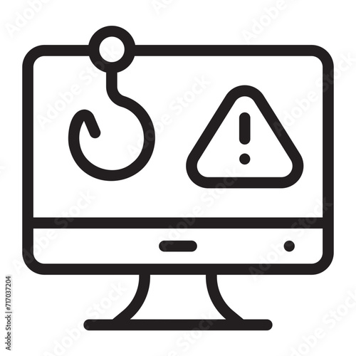 phishing line icon