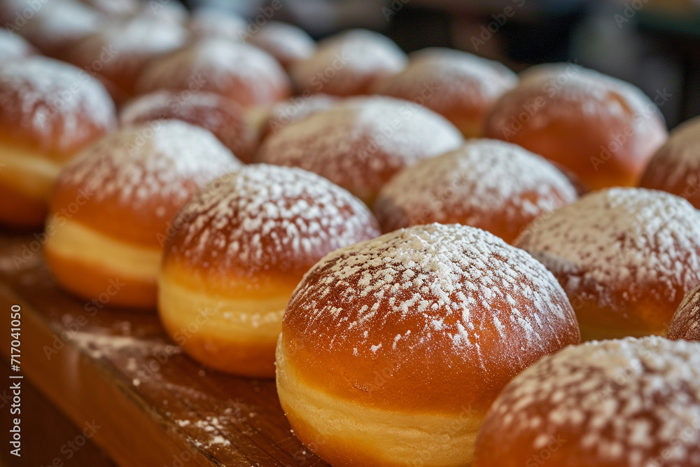 Polish paczki donuts confectionery Polish paczki donuts confectionery