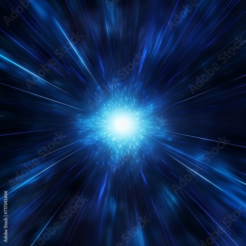 Majestic festive blue bright flash glowing abstract background