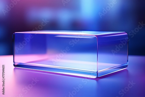 Abstract Futuristic Modern Crystal Glass background © pixeness