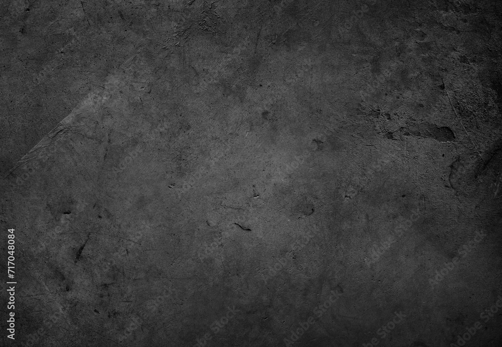 Fototapeta premium Dark grey textured concrete background