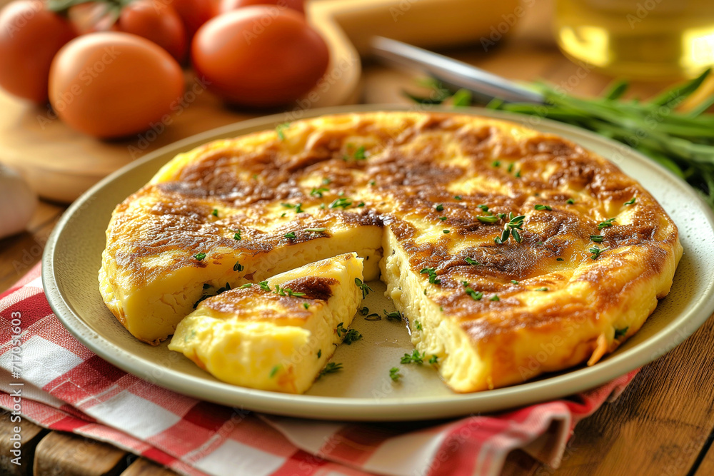 Tortilla de patatas.  9 March world potato omelette day.