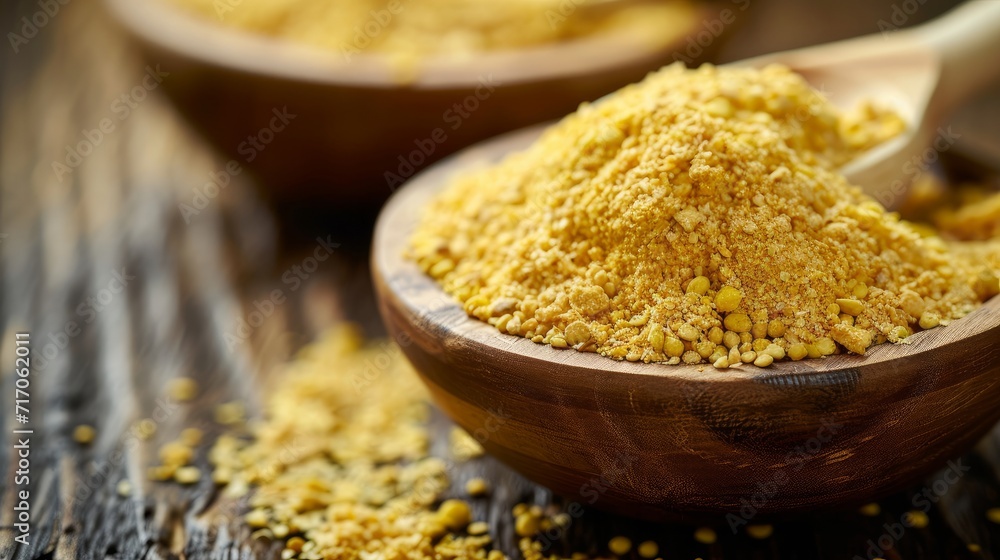 Nutritional yeast used in cooking Nutritional yeast used in cooking