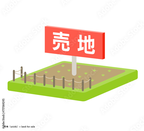 固定資産。売地。