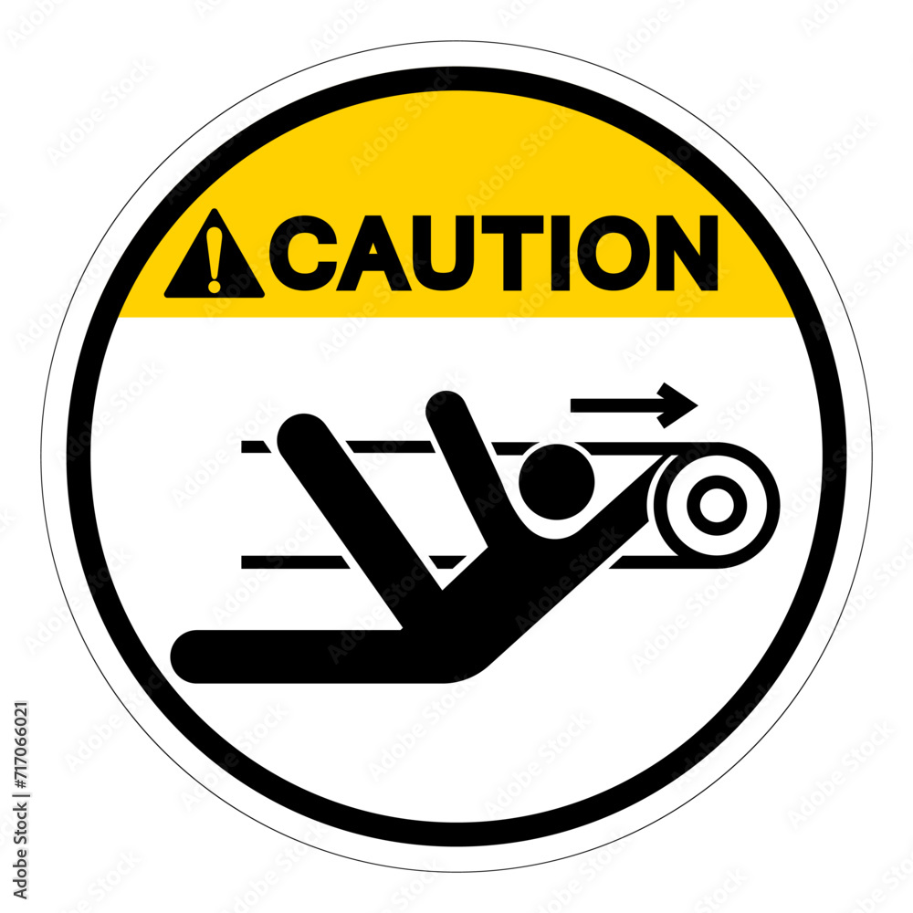 Caution Nip Hazard Symbol Sign, Vector Illustration, Isolate On White Background Label .EPS10 Caution Nip Hazard Symbol Sign, Vector Illustration, Isolate On White Background Label .EPS10