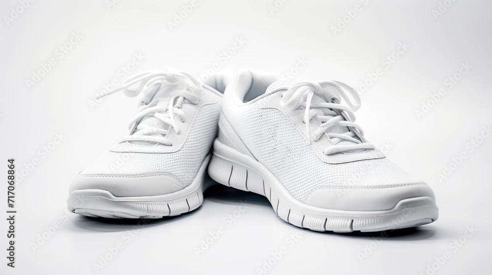 Fitness fashion: White sport shoes, the epitome of comfort and style for your active lifestyle