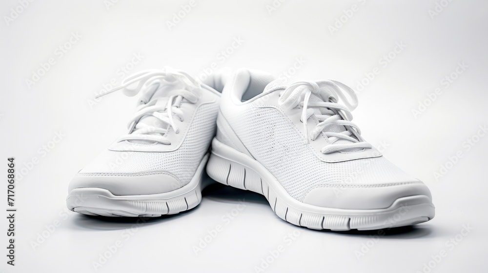 Fitness fashion: White sport shoes, the epitome of comfort and style for your active lifestyle Fitness fashion: White sport shoes, the epitome of comfort and style for your active lifestyle