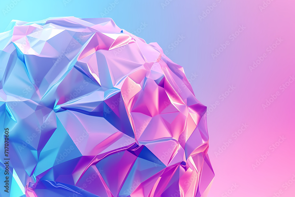 Polygonal vector abstract purple ball 3d background, in the style of fluid and organic shapes Polygonal vector abstract purple ball 3d background, in the style of fluid and organic shapes
