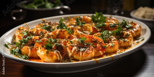Camarones al Mojo de Ajo Brilliance: Mexican Garlic Shrimp Charm. A Symphony of Succulent Shrimp in Garlic Infused Sauce 