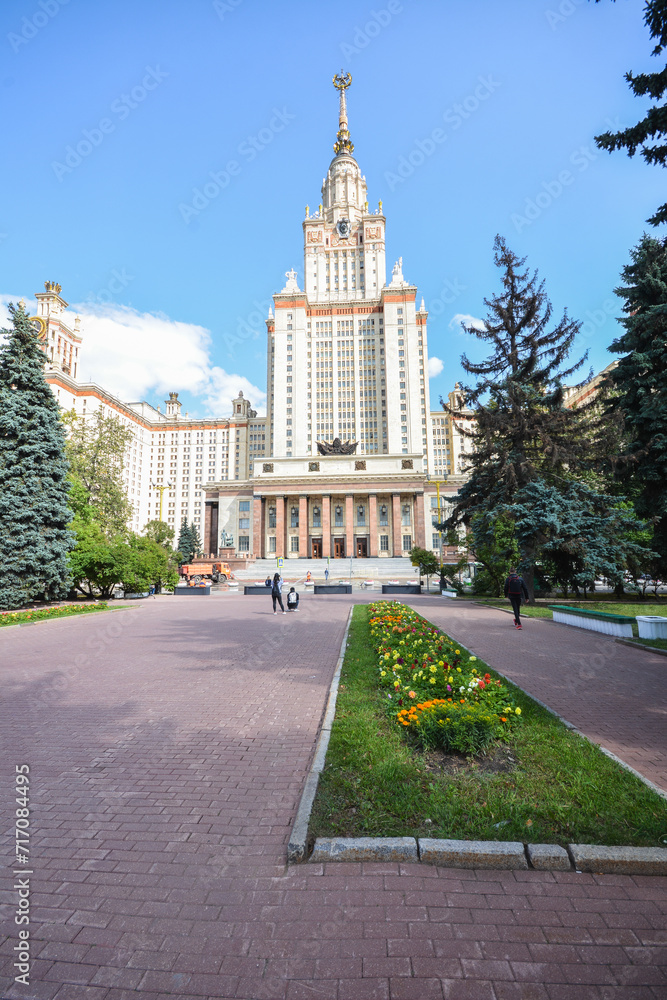 Fototapeta premium Lomonosov Moscow State University.