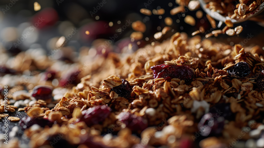 Acai bowl with citrus fruits, yogurt and crunchy granola. Acai bowl with citrus fruits, yogurt and crunchy granola.