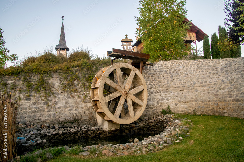 Obraz premium old wooden windmill