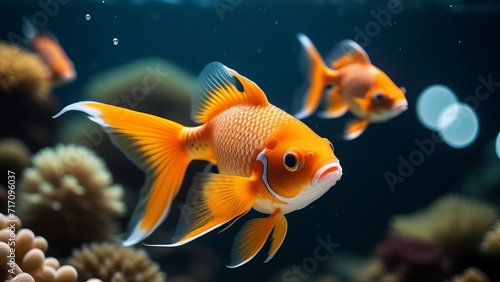 yellow tang fish ai generated © Alena Shelkovnikova