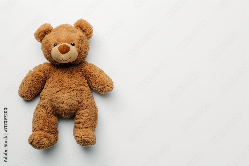 Bear toy isolated on white background with copy space. Bear toy isolated on white background with copy space.