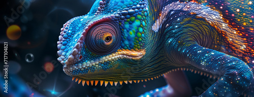 Photo of Chameleon Closeup © BazziBa