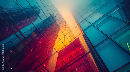 abstract background of buildings