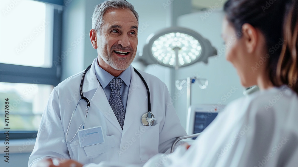 A fashionable doctor with a compassionate expression, offering comfort to a patient in a tastefully decorated hospital room, emphasizing the importance of patient-centered care. A fashionable doctor with a compassionate expression, offering comfort to a patient in a tastefully decorated hospital room, emphasizing the importance of patient-centered care.