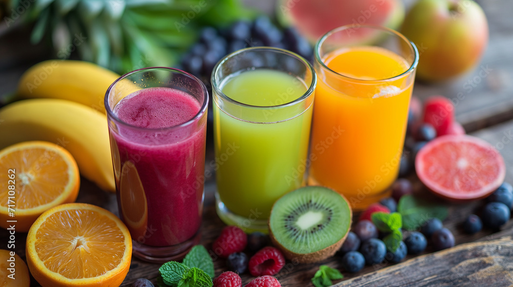 healthy fruit juice