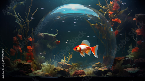 fish in aquarium