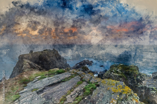 Digital watercolour paintin...