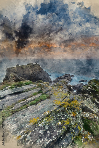 Digital watercolour paintin...