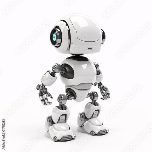 robot isolated on a white background