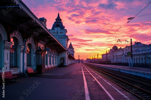railway station,train travelling concept