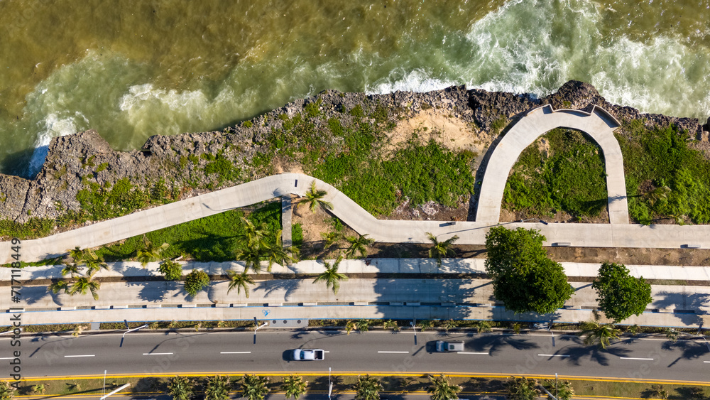 Obraz premium Malecon de Santo Domingo, República Dominicana.
