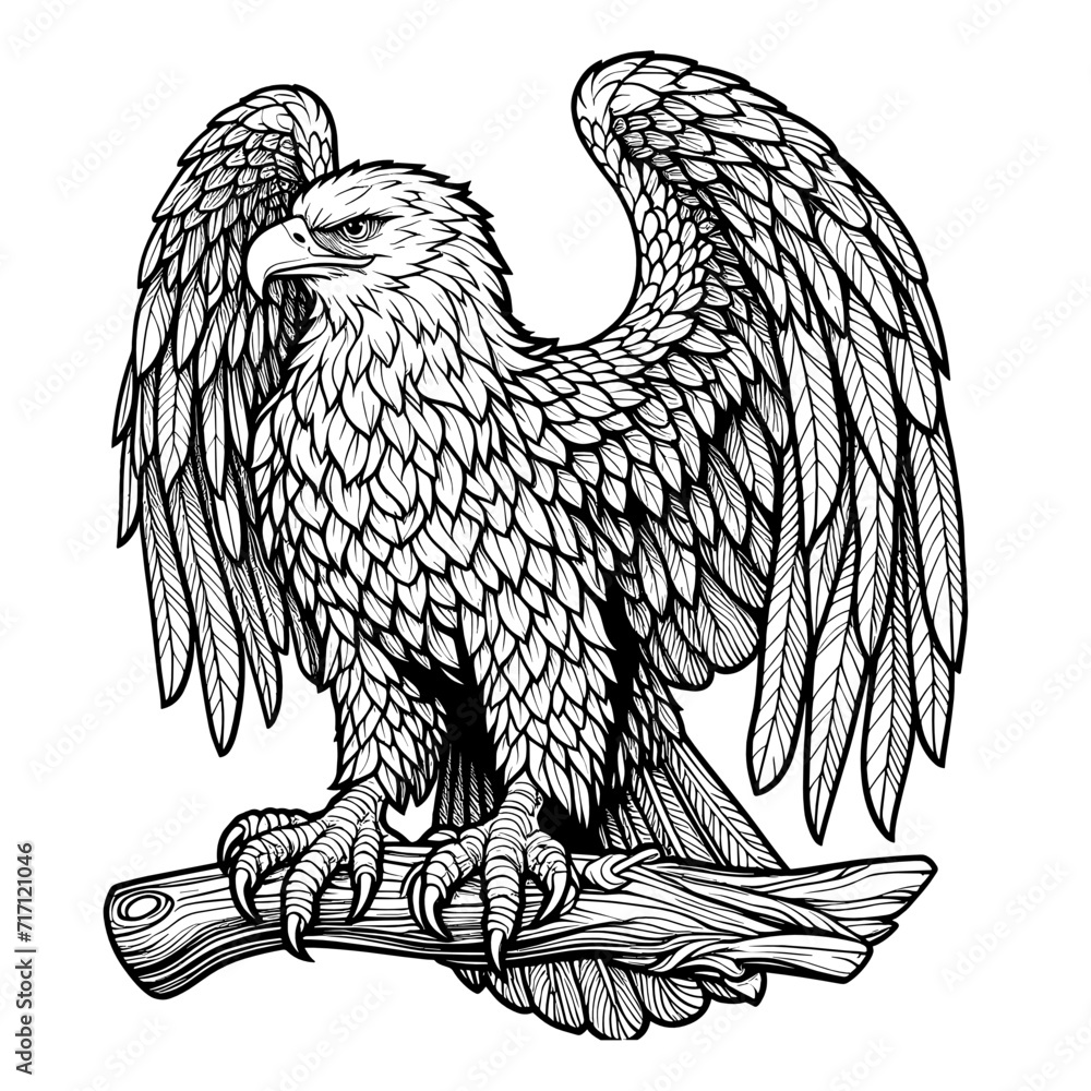 Fototapeta premium Eagle, American Eagle, Eagle Svg, Eagles Svg Png, Eagle Cut File, Eagle silhouette, Eagle Clipart, Eagle Vector, Eagle Cricut, Eagle Printable, Eagle coloring book, Eagle Head Svg.